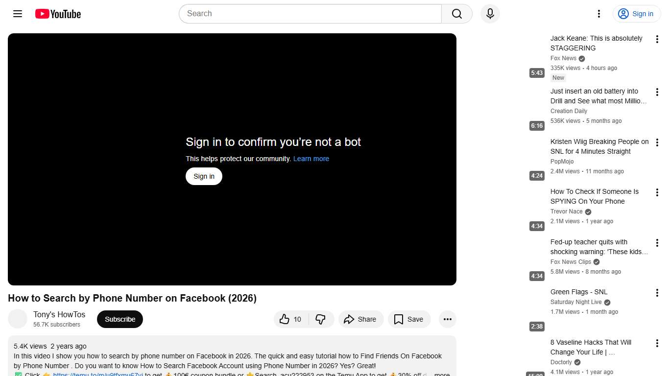 How to Search by Phone Number on Facebook (2026) - YouTube
